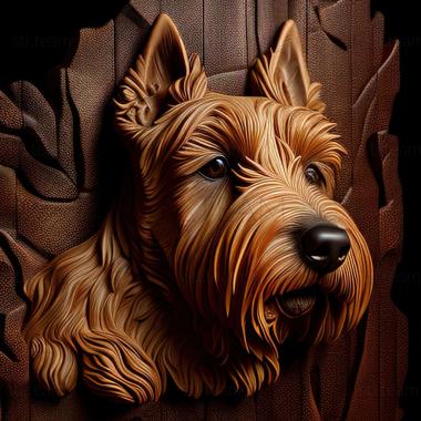 3D model Silichem Terrier dog (STL)